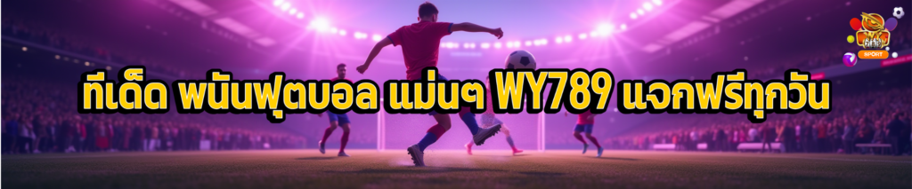 ทีเด็ด พนันฟุตบอล แม่นๆ WY789 แจกฟรีทุกวัน
