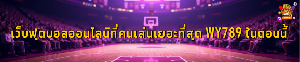 เว็บฟุตบอลออนไลน์ที่คนเล่นเยอะที่สุด WY789 ในตอนนี้