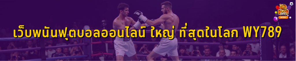 เว็บพนันฟุตบอลออนไลน์ ใหญ่ ที่สุดในโลก WY789 ที่ได้รับการการันตีจากผู้เล่นทั่วทุกมุมโลก